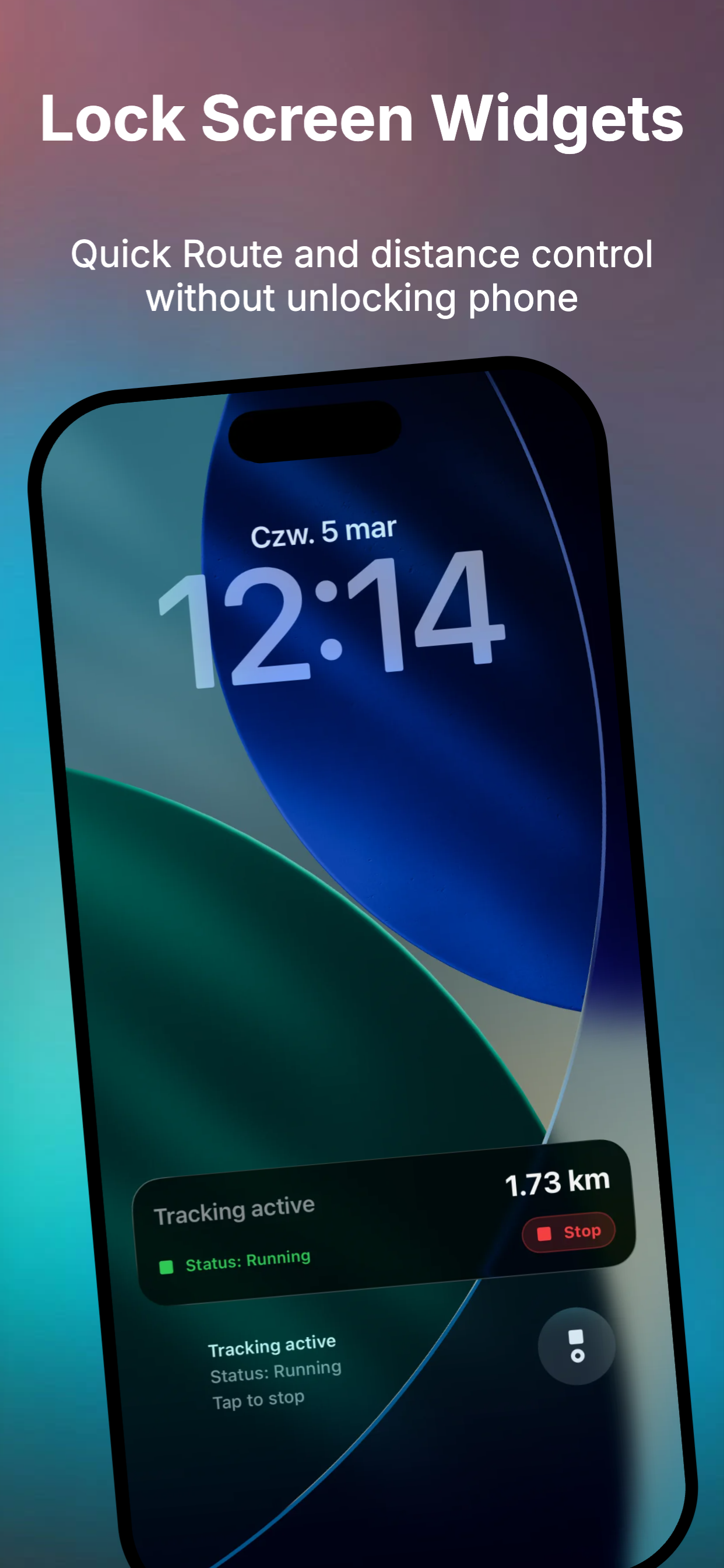 Widgets en la pantalla de bloqueo