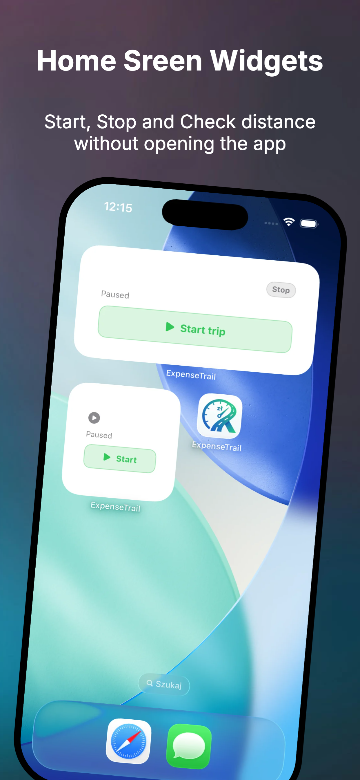 Widgets en la pantalla de inicio