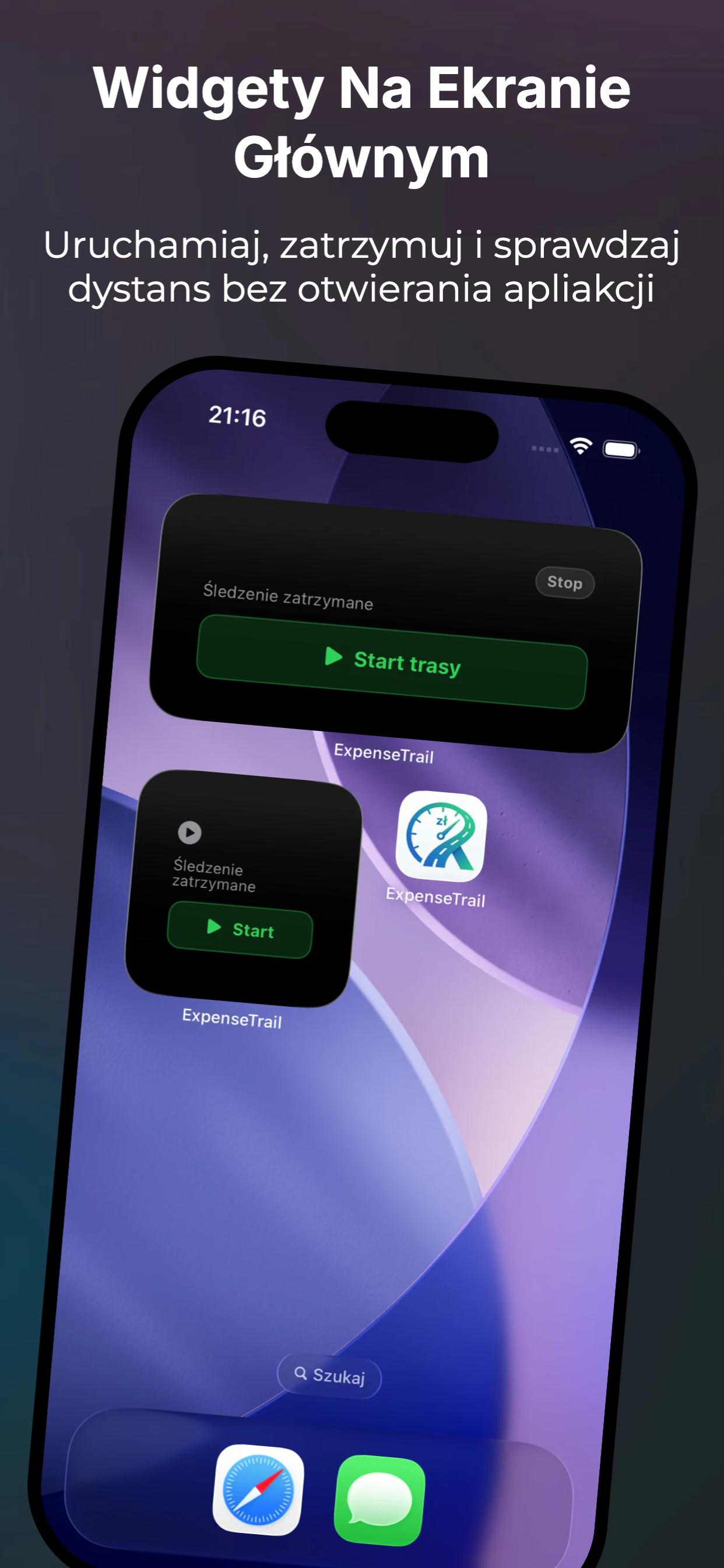 Widgety ekranu głównego